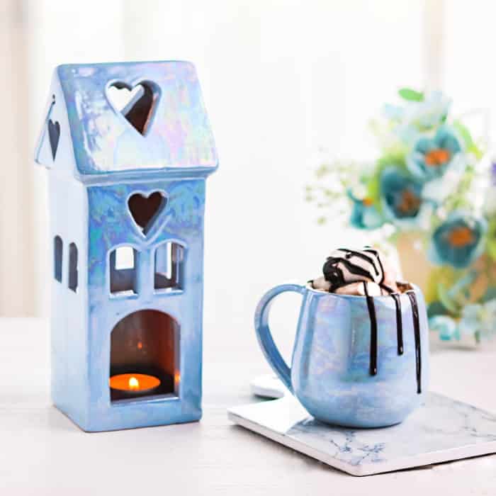 Order Handmade Pottery Coffee Mug - Baby Blue for LE 445.00 at Coffee & Cream, All your coffee needs in one place. Shop Coffee, Beans, Ground Coffee, Instant Coffee, Creamers, Coffee Machines, Blenders, and more. 50+ Brands Monin, Lavazza, Starbucks, Nesp