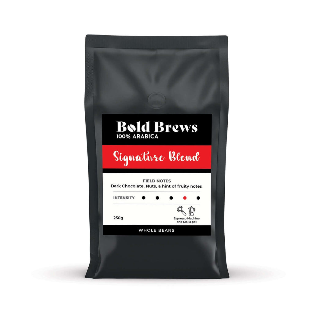 Bold Brews - Signature Blend - 100% Arabica Whole Coffee Beans - 1K