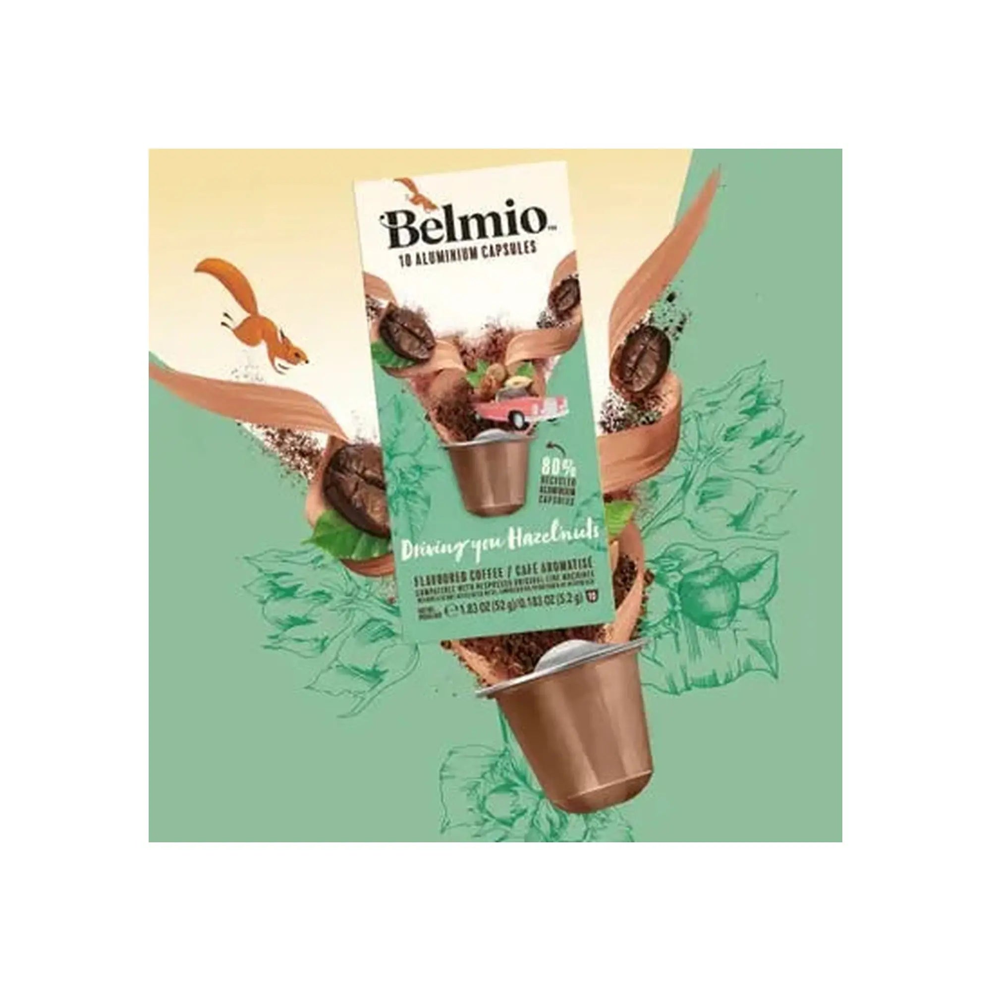 Belmio- Hazelnut - 10 capsules Coffee & Cream