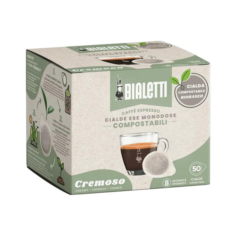Bialetti Cremoso ESE 44 coffee pods 50-piece box