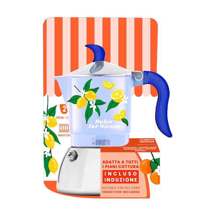 Bialetti Fiammetta Induction - 2 Cup - Light Blue Dolce Far Niente