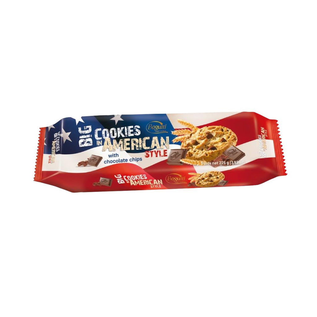 Bogutti - Big Cookies In American Style With Chocolate Chips - 225g