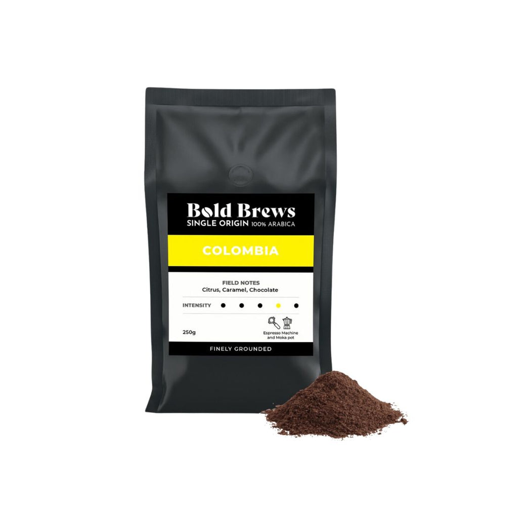 Bold Brews - Colombia Ground Coffee Espresso (Specialty Coffee)- 250g