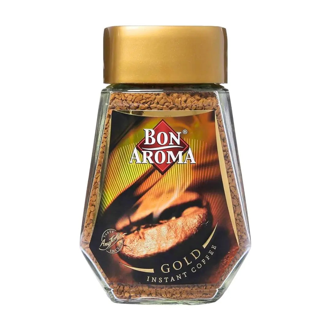 Order Bon Aroma Gold Instant Coffee - 200g for LE 395.00 at Coffee & Cream, All your coffee needs in one place. Shop Coffee, Beans, Ground Coffee, Instant Coffee, Creamers, Coffee Machines, Blenders, and more. 50+ Brands Monin, Lavazza, Starbucks, Nespres