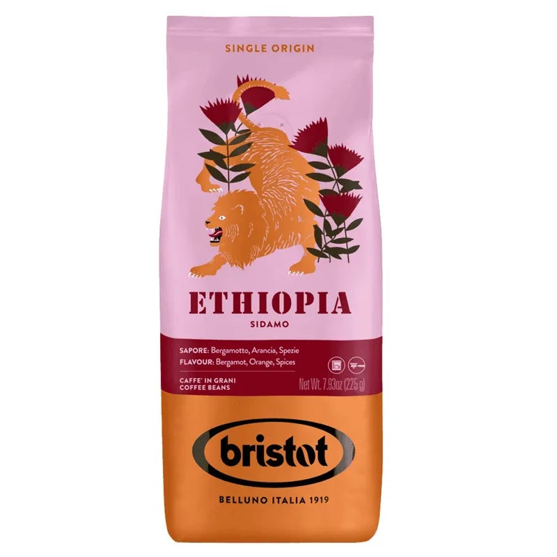 Bristot - Ethiopia Sidamo Whole Coffee Beans - 225g