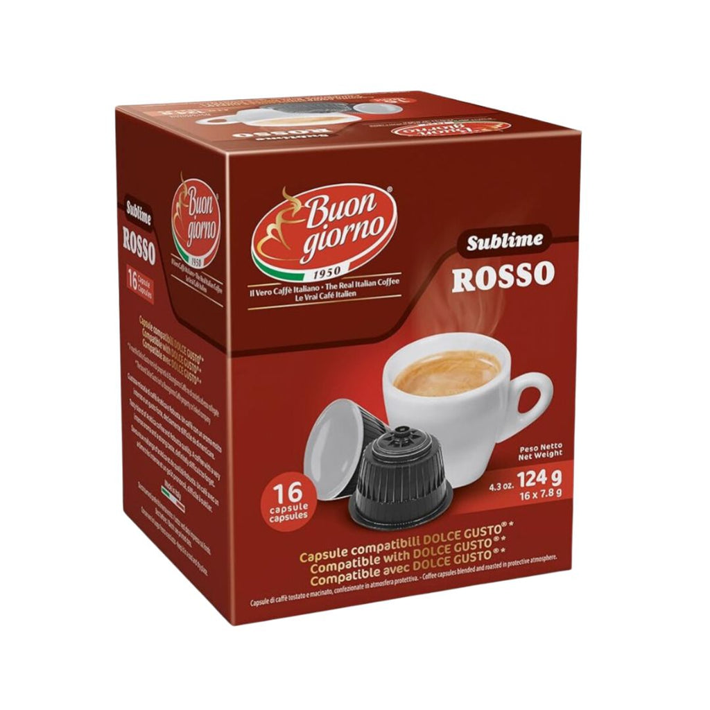 Buongiorno Caffè - Dolce Gusto® Sublime Rosso - 16 Capsules