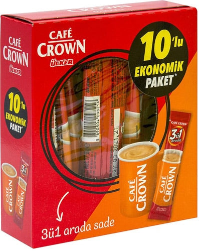 Cafe Crown Ulker - Classic 3in1 - Instant coffee - 17.5g * 10 Sachets