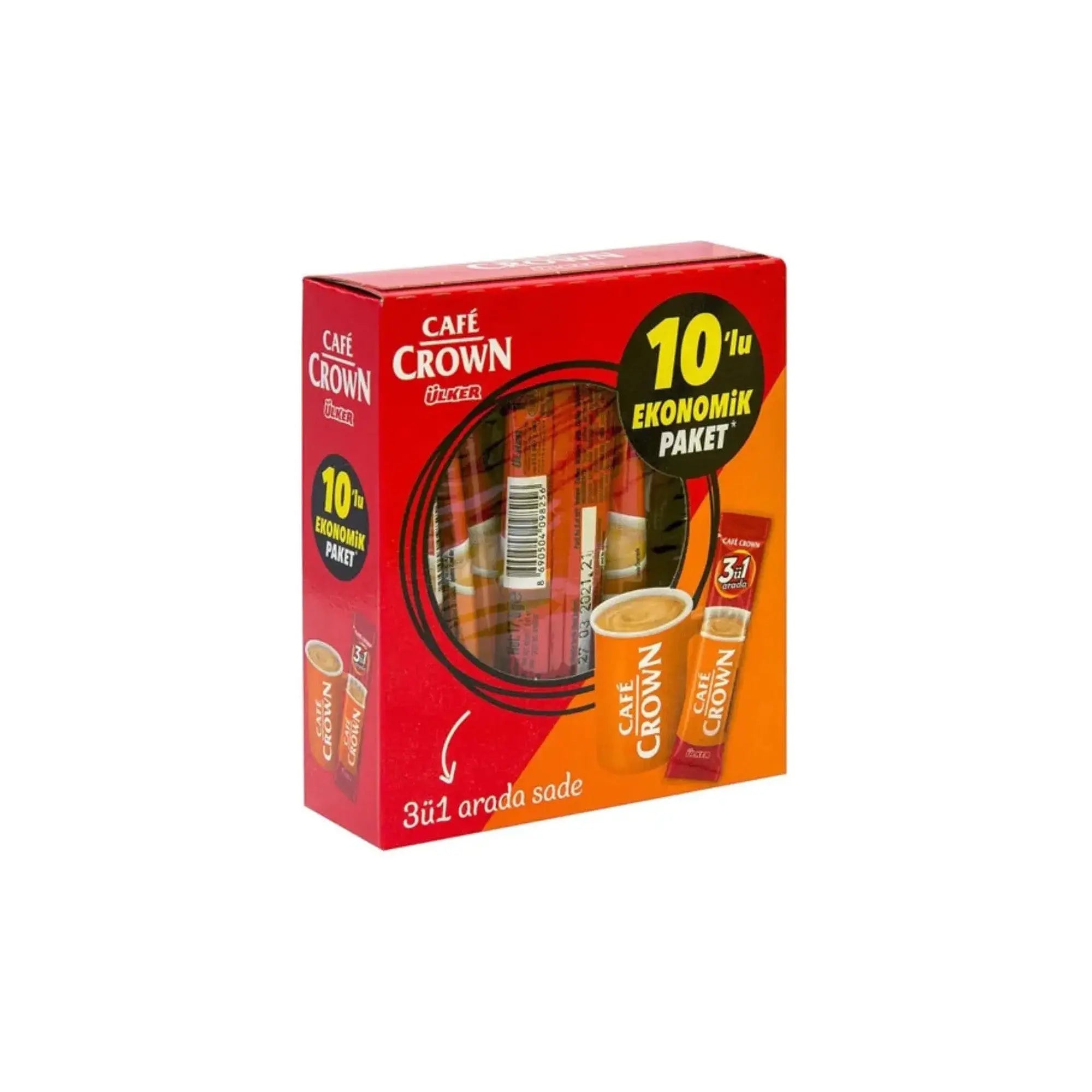 Cafe Crown Ulker - Classic 3in1 - Instant coffee - 17.5g * 10 Sachets at Coffee & Cream Egypt