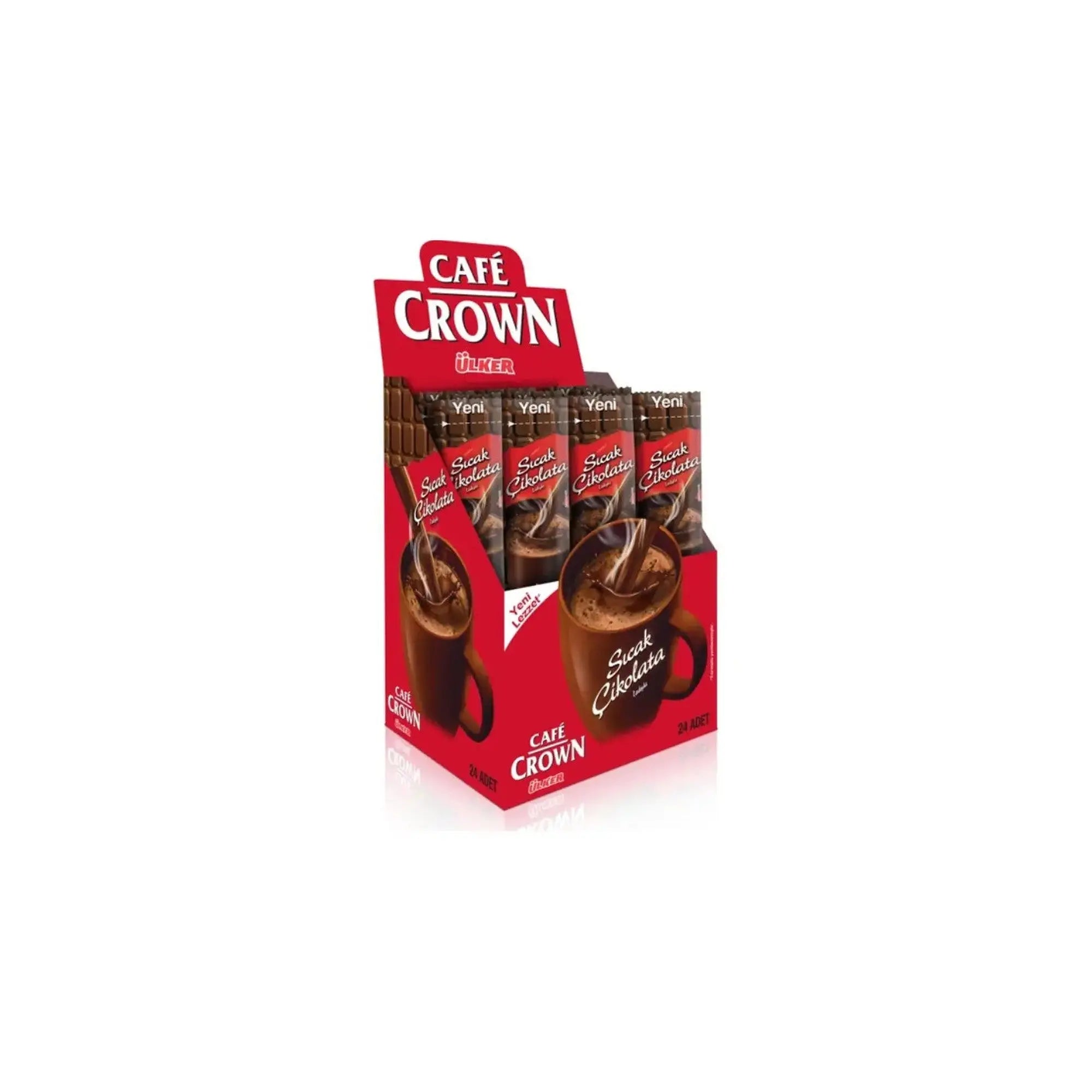 Cafe Crown Ulker - Hot Chocolate - 18.5g - 10 Sachets at Coffee & Cream Egypt