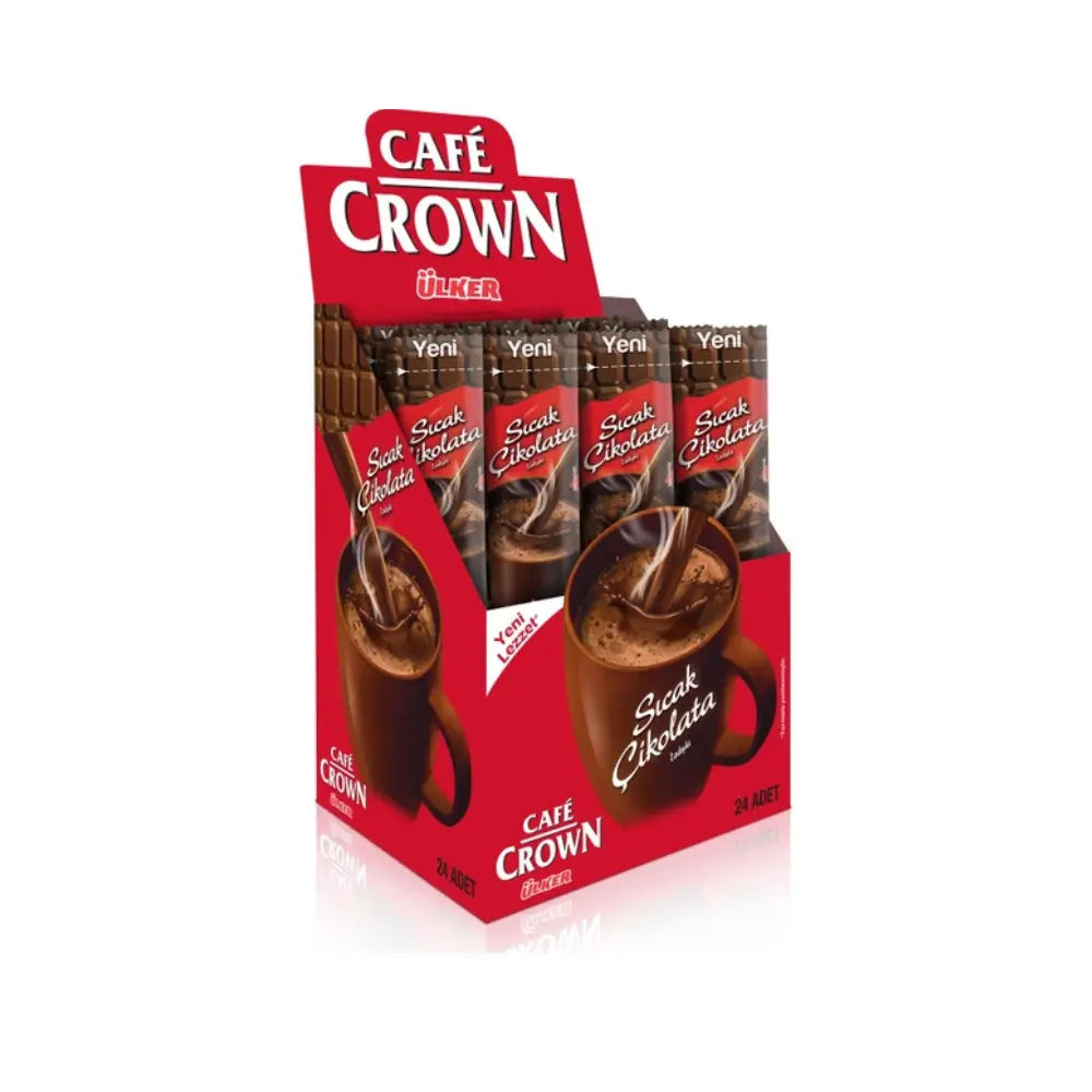 Cafe Crown Ulker - Hot Chocolate - 18.5g - 10 Sachets Coffee & Cream