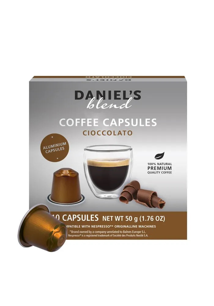 Daniel's Blend - Cioccolate Compatible by Nespresso - 10 capsules