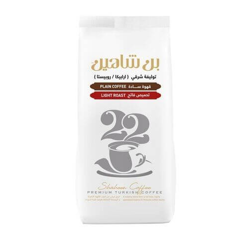 Shaheen Coffee - Oriental Light Plain Turkish Coffee - 200g