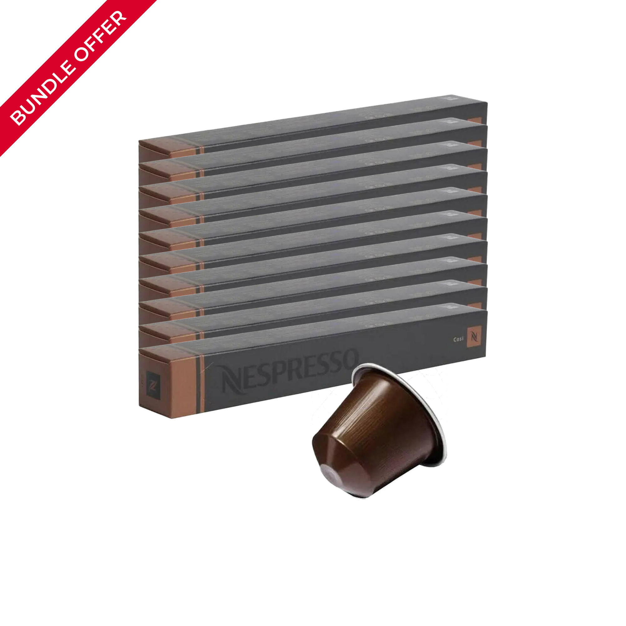 Nespresso Cosi 10-Pack Bundle - 100 capsules