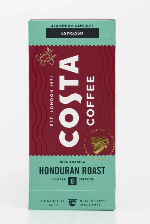 Costa Coffee Honduran Roast Espresso 100 Arabica Compatible By Nesp