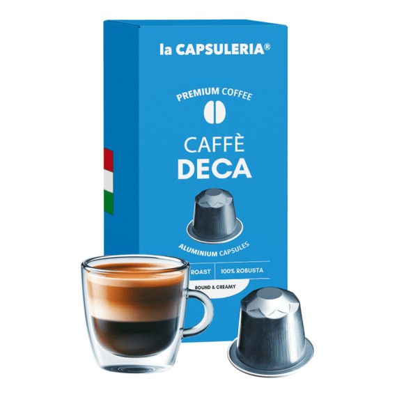 LACAPSULERIA - DECA Coffee - Aluminum Capsules compatible with Nespresso®- 10 CAPS