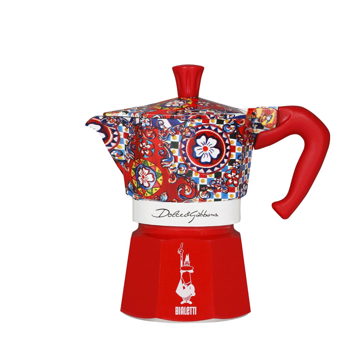 Bialetti Dolce&Gabbana Moka Express 3-cup with Sicilian Cart design
