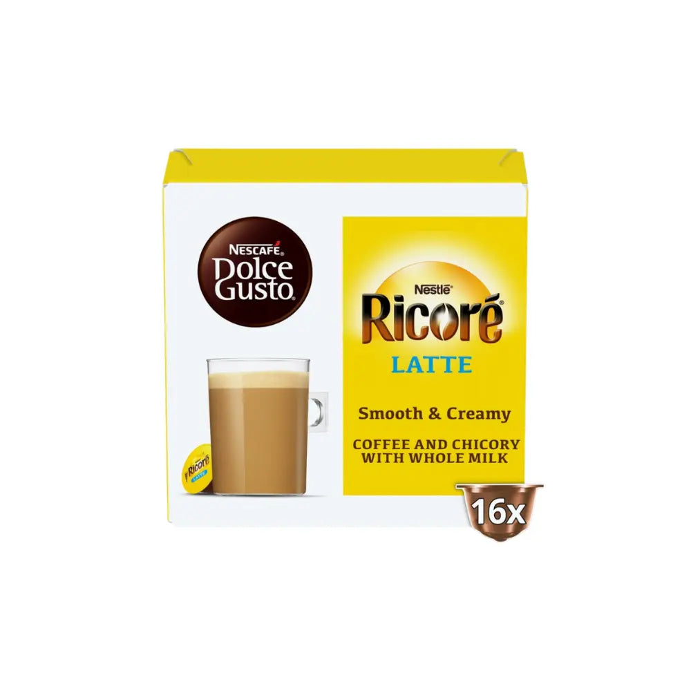Nescafe Dolce Gusto Ricore Latte Coffee Capsules - 16 Capsules at Coffee & Cream Egypt