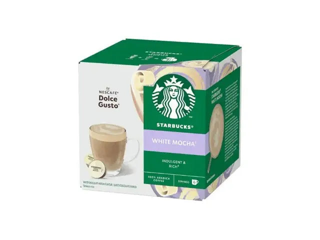 Starbucks Dolce Gusto White Mocha Indulgent Rich -12 Capsule