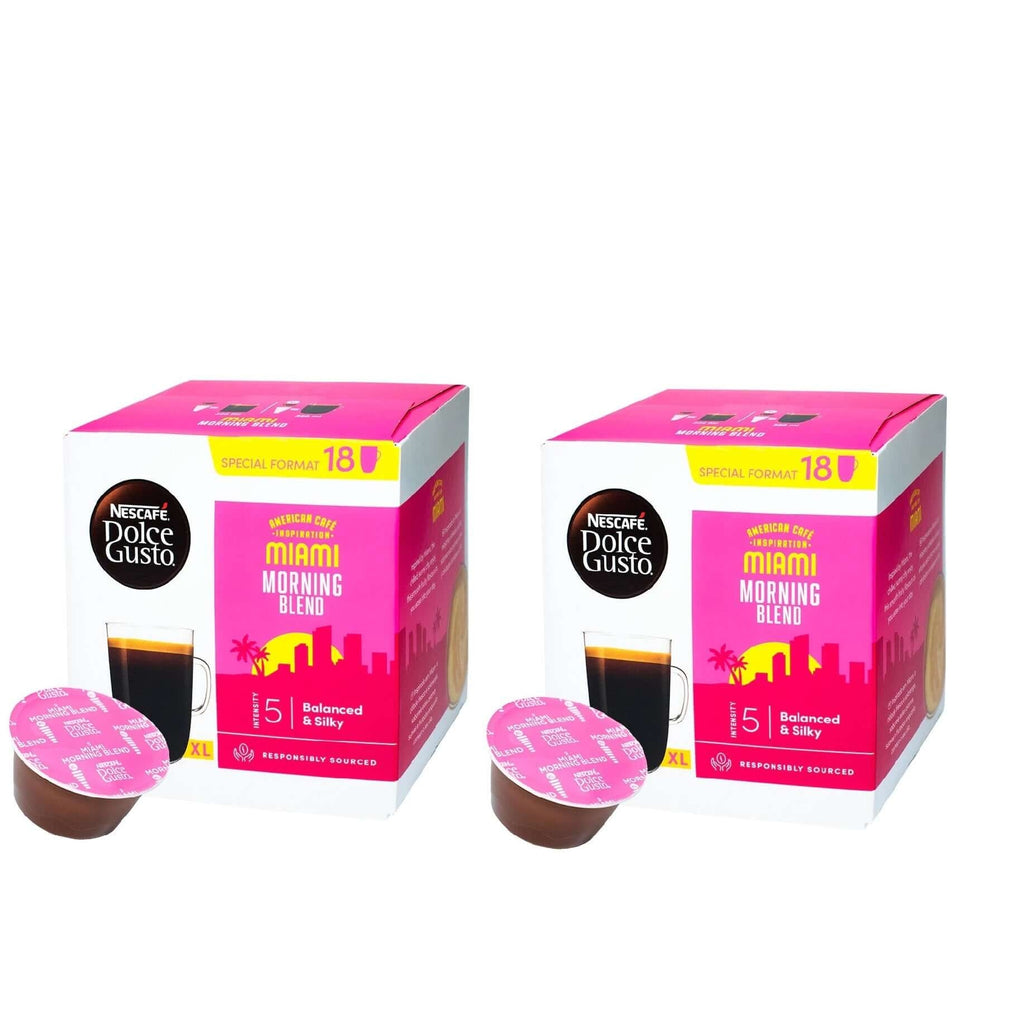Order Nescafe Dolce Gusto - Miami Morning Blend - 36 Capsules for LE 325.00 at Coffee & Cream, All your coffee needs in one place. Shop Coffee, Beans, Ground Coffee, Instant Coffee, Creamers, Coffee Machines, Blenders, and more. 50+ Brands Monin, Lavazza,