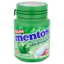 Mentos - Spearmint Sugar Free Chewing Gum - 56g (Imported) at Coffee & Cream Egypt