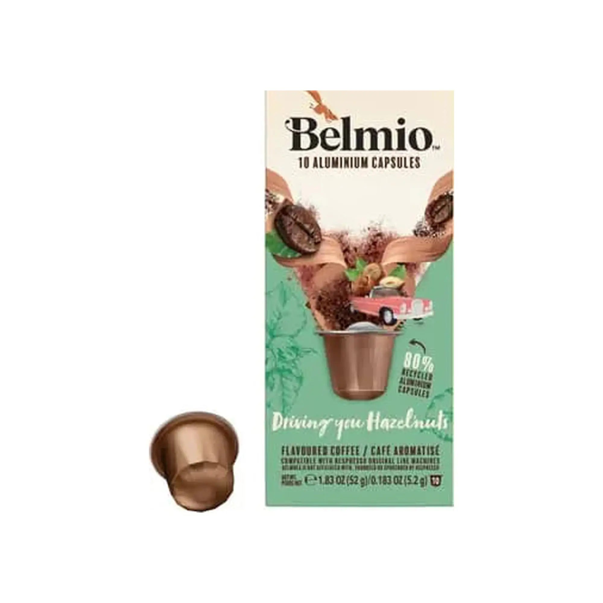 Belmio- Hazelnut - 10 capsules Coffee & Cream