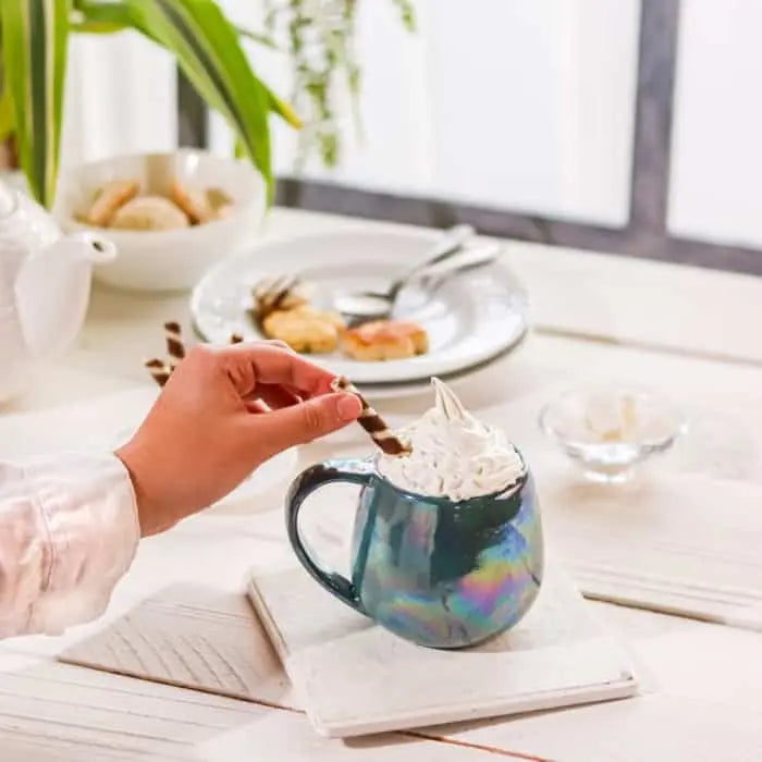 Order Handmade Pottery Coffee Mug - Emerald Color for LE 445.00 at Coffee & Cream, All your coffee needs in one place. Shop Coffee, Beans, Ground Coffee, Instant Coffee, Creamers, Coffee Machines, Blenders, and more. 50+ Brands Monin, Lavazza, Starbucks,