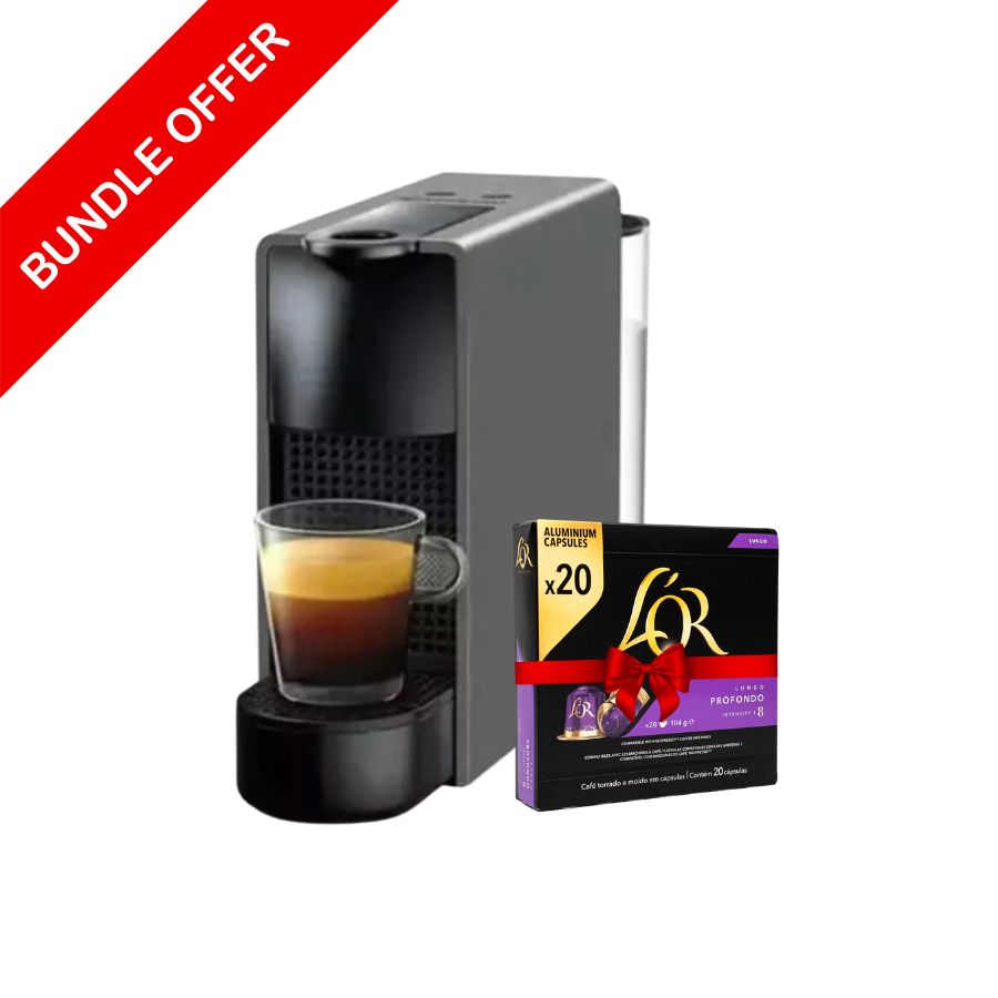 Essenza Mini Grey + L'Or Profondo 20 Capsules Bundle