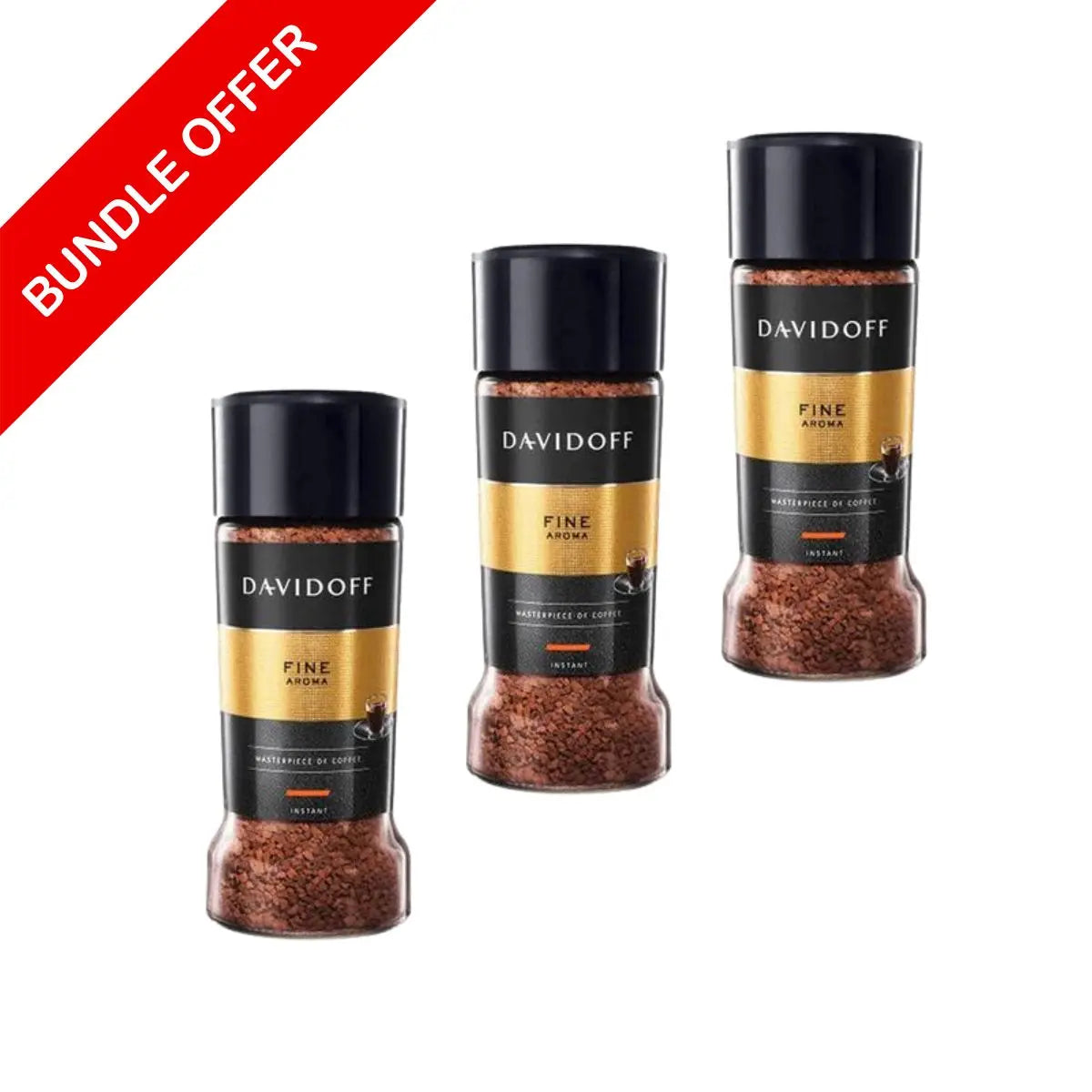 Davidoff - Café Fine Aroma -100gx3 - Bundle at Coffee & Cream Egypt