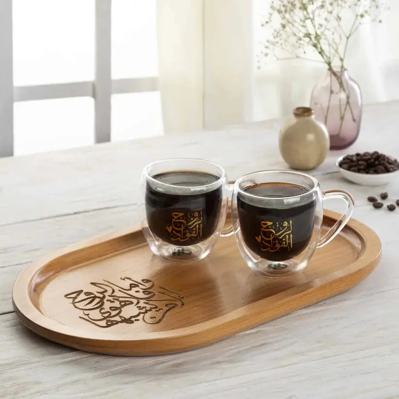 Order Handmade Glass -The Soul Of The Heart Tea Set - 6 Pieces + Tray for LE 2100.00 at Coffee & Cream, All your coffee needs in one place. Shop Coffee, Beans, Ground Coffee, Instant Coffee, Creamers, Coffee Machines, Blenders, equipment and more. 50+ Bra