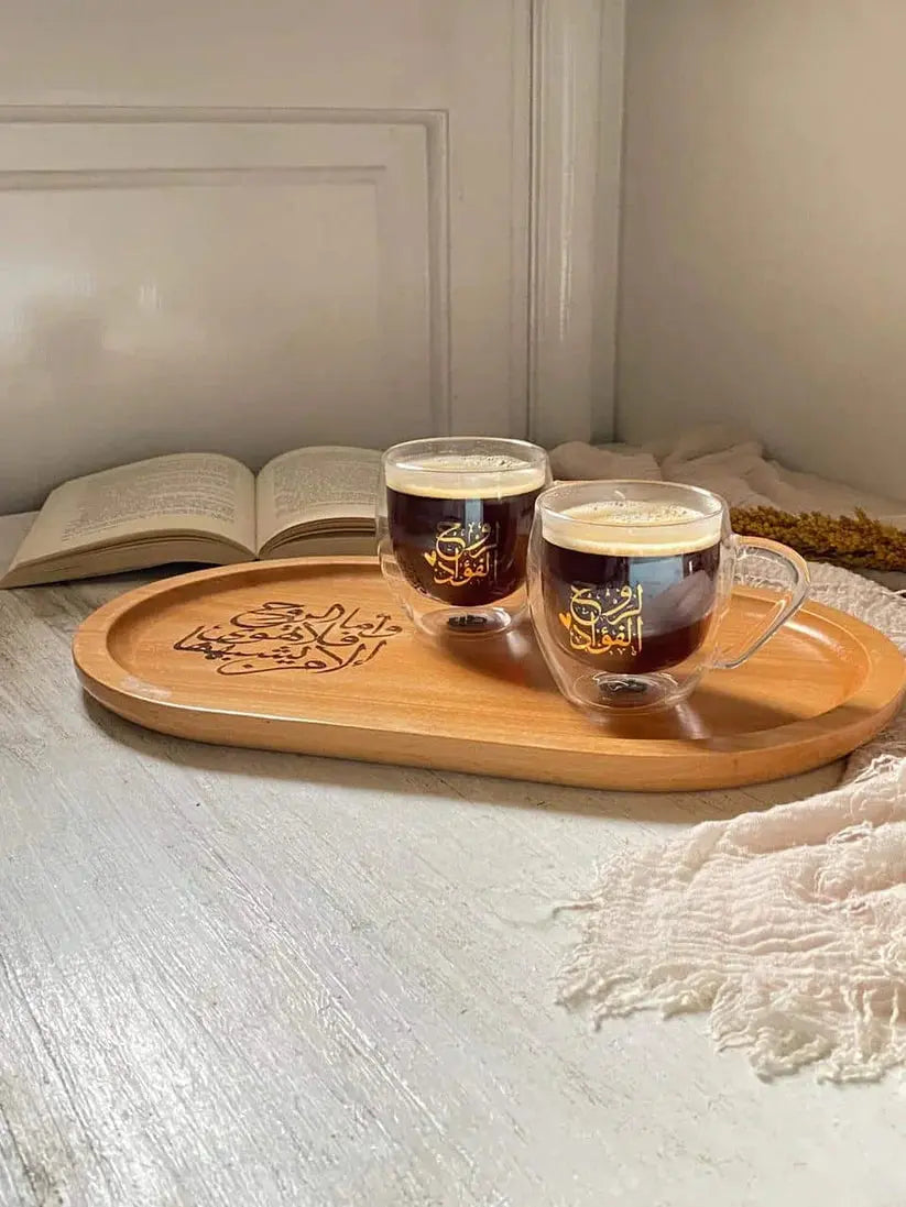 Order Handmade Glass -The Soul Of The Heart Tea Set - 6 Pieces + Tray for LE 2100.00 at Coffee & Cream, All your coffee needs in one place. Shop Coffee, Beans, Ground Coffee, Instant Coffee, Creamers, Coffee Machines, Blenders, equipment and more. 50+ Bra