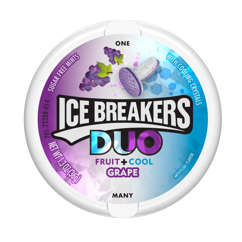 Ice Breakers - Duo Fruit + Cool Grape - 36g