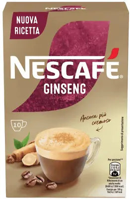 Order Nescafé - Gold Ginseng (one sachets) - 7g for LE 45.00 at Coffee & Cream, All your coffee needs in one place. Shop Coffee, Beans, Ground Coffee, Instant Coffee, Creamers, Coffee Machines, Blenders, and more. 50+ Brands Monin, Lavazza, Starbucks, Nes