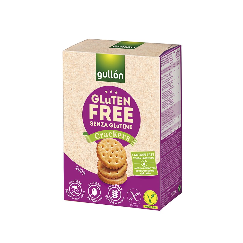 Order Gullón - Crackers Gluten Free - 200g for LE 40.00 at Coffee & Cream, All your coffee needs in one place. Shop Coffee, Beans, Ground Coffee, Instant Coffee, Creamers, Coffee Machines, Blenders, and more. 50+ Brands Monin, Lavazza, Starbucks, Nespress