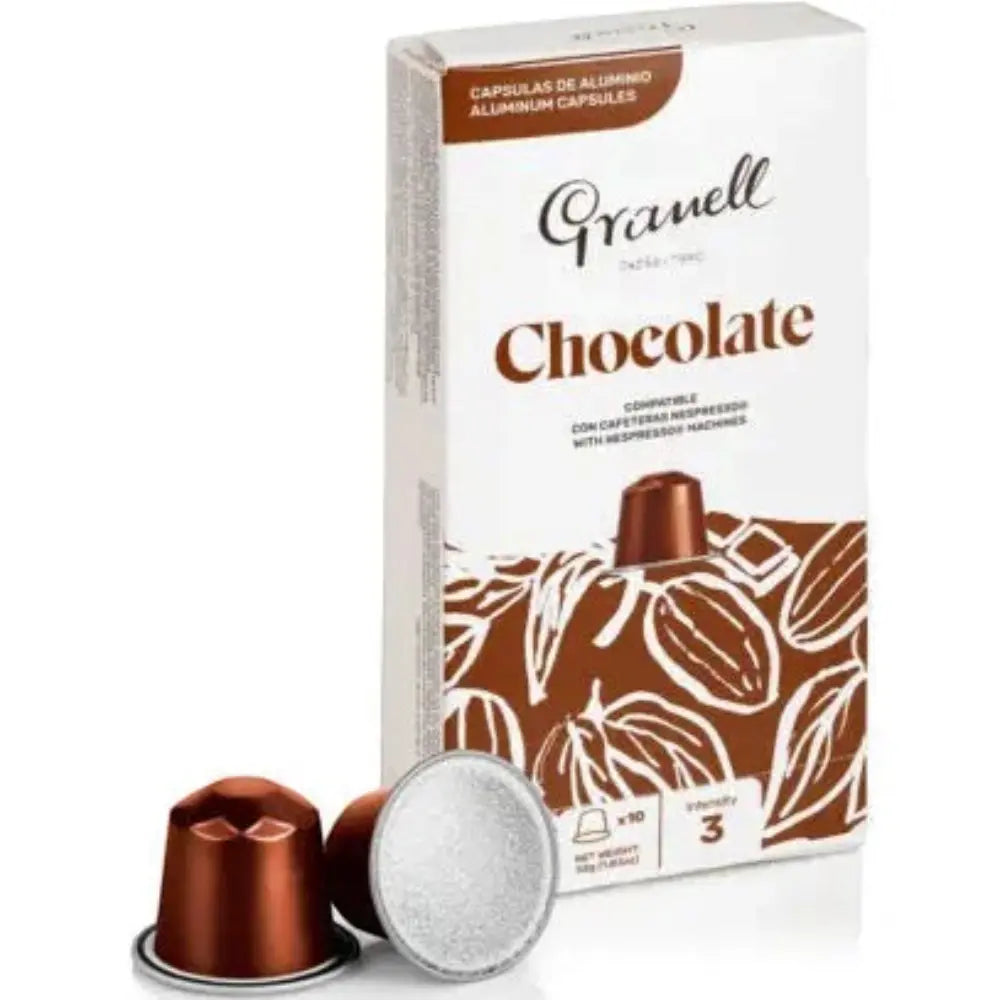Granell - Chocolate Coffee Nespresso compatible Capsules - 10 Capsules at Coffee & Cream Egypt