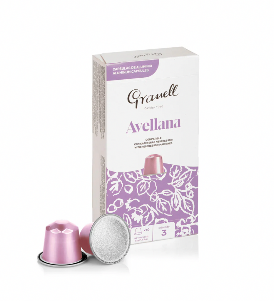 Granell - Hazelnut Coffee Nespresso compatible Capsules - 10 Capsules