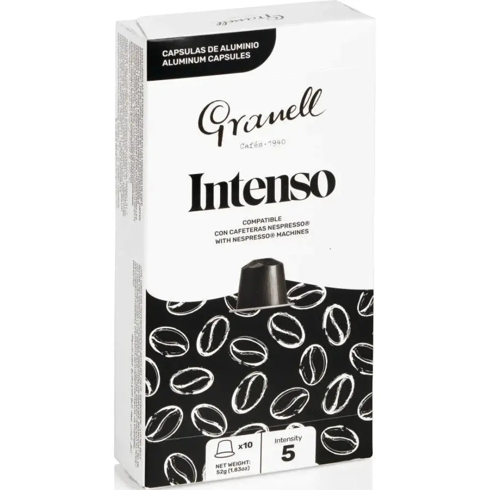 Granell - Intenso Coffee Nespresso compatible Capsules - Intensty 5 - 10 Capsules at Coffee & Cream Egypt