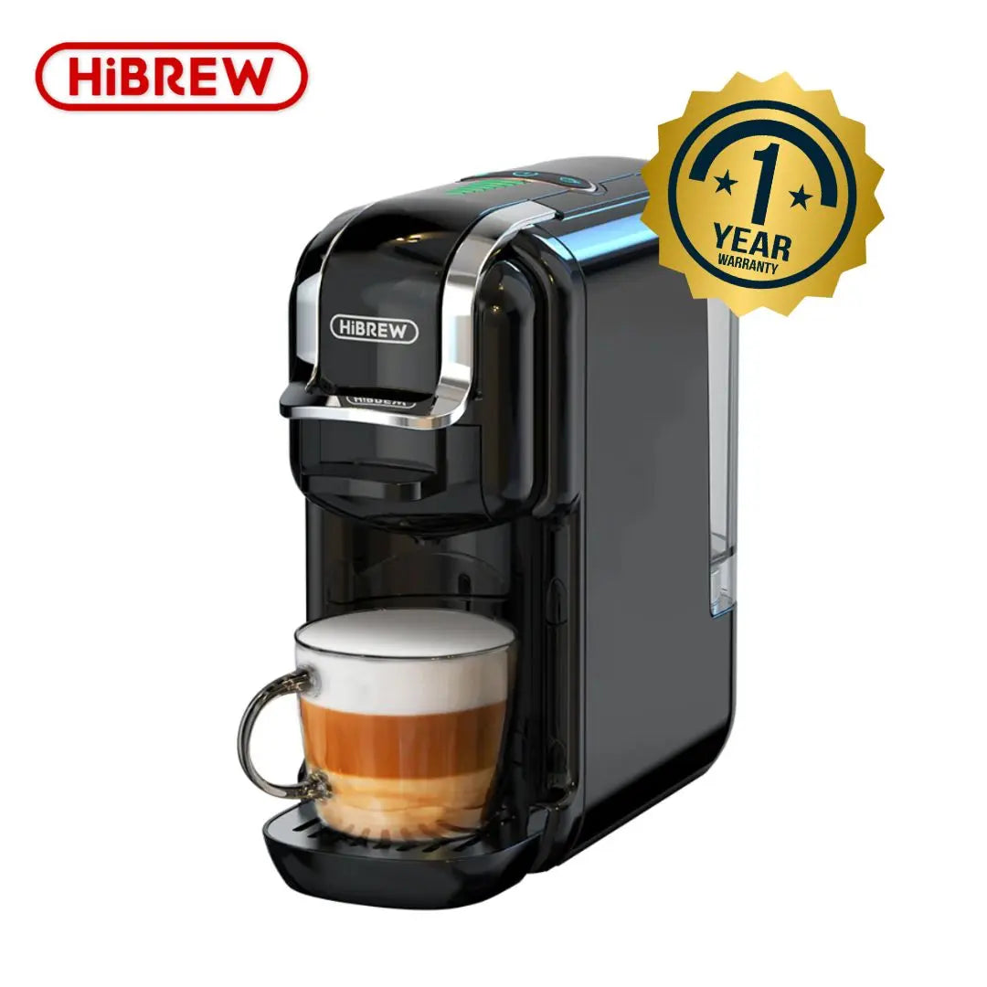 Order Hibrew - H2B 5 in 1 Multi-Capsule Cold & Hot Coffee Maker - Black (1 Year Warranty) for LE 8500.00 at Coffee & Cream, All your coffee needs in one place. Shop Coffee, Beans, Ground Coffee, Instant Coffee, Creamers, Coffee Machines, Blenders, and mor