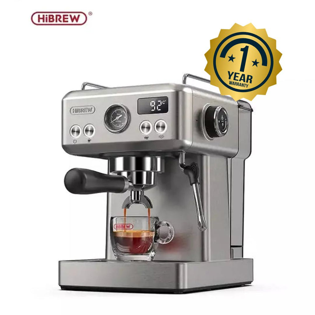 HiBREW H10A - 20Bar Semi Automatic Espresso Coffee Machine (1 Year Warranty)