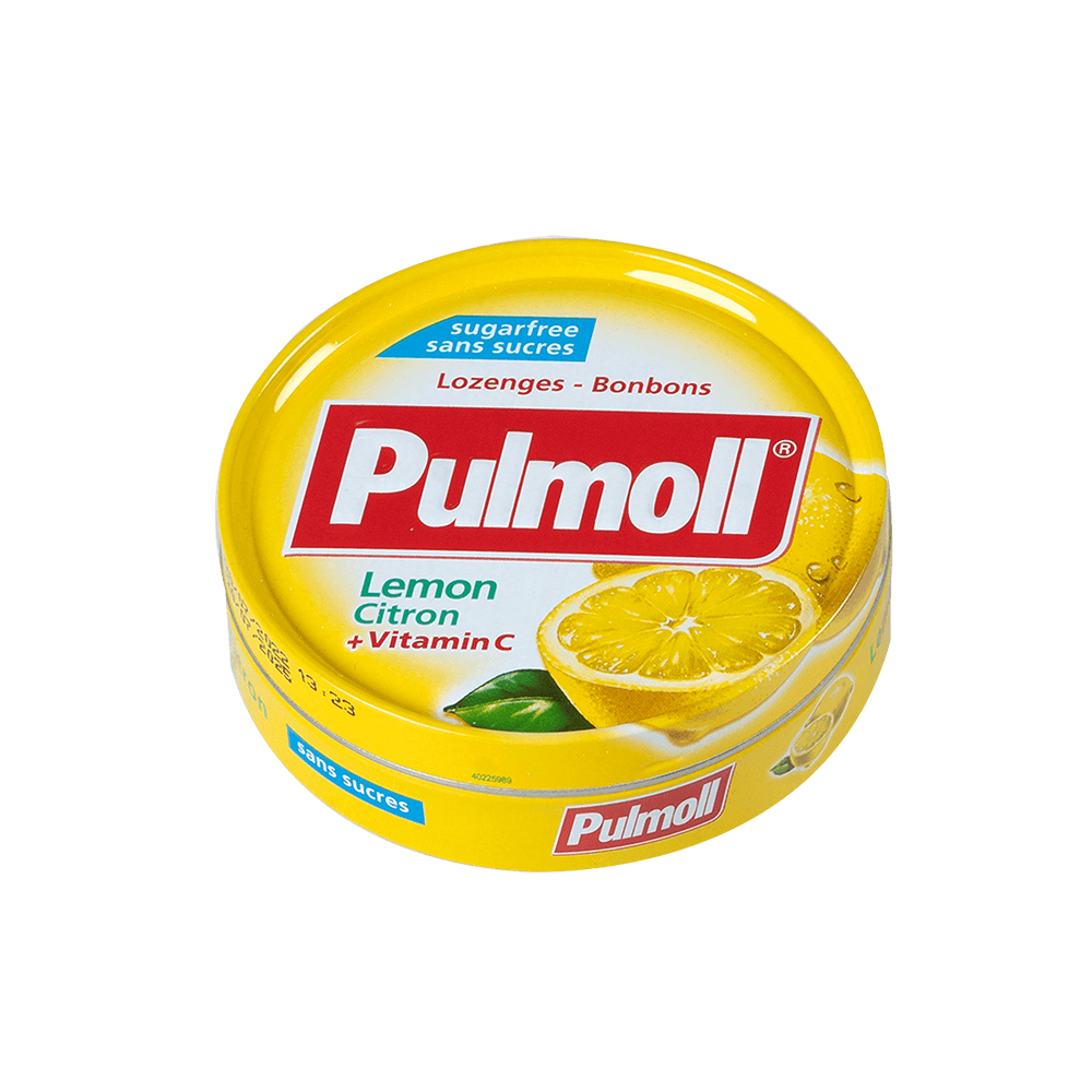 Pulmoll citron pastilles sans sucres 45g