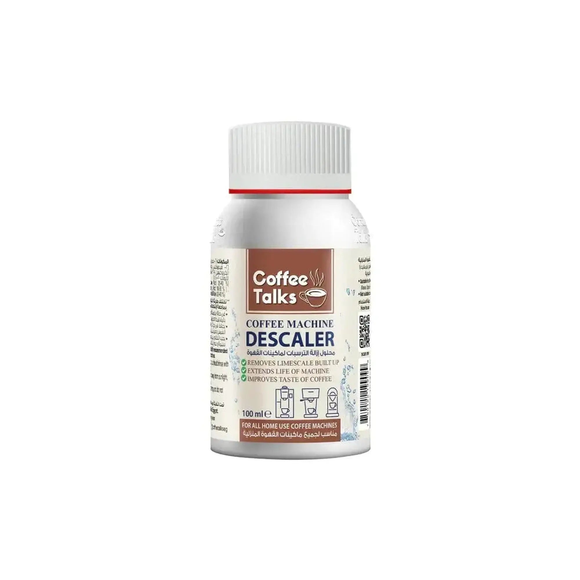 Order Coffee Talks - Descale Solution - 100 ml for LE 109.00 at Coffee & Cream, All your coffee needs in one place. Shop Coffee, Beans, Ground Coffee, Instant Coffee, Creamers, Coffee Machines, Blenders, and more. 50+ Brands Monin, Lavazza, Starbucks, Nes
