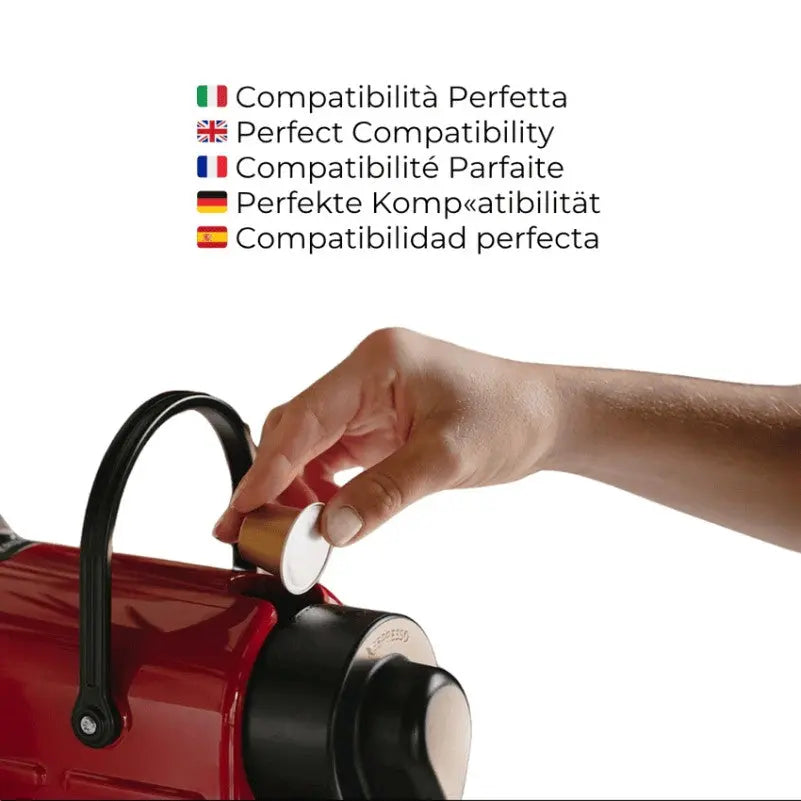LACAPSULERIA - Intenso Coffee - Aluminum Capsules compatible with Nespresso®- 10 CAPS Coffee & Cream