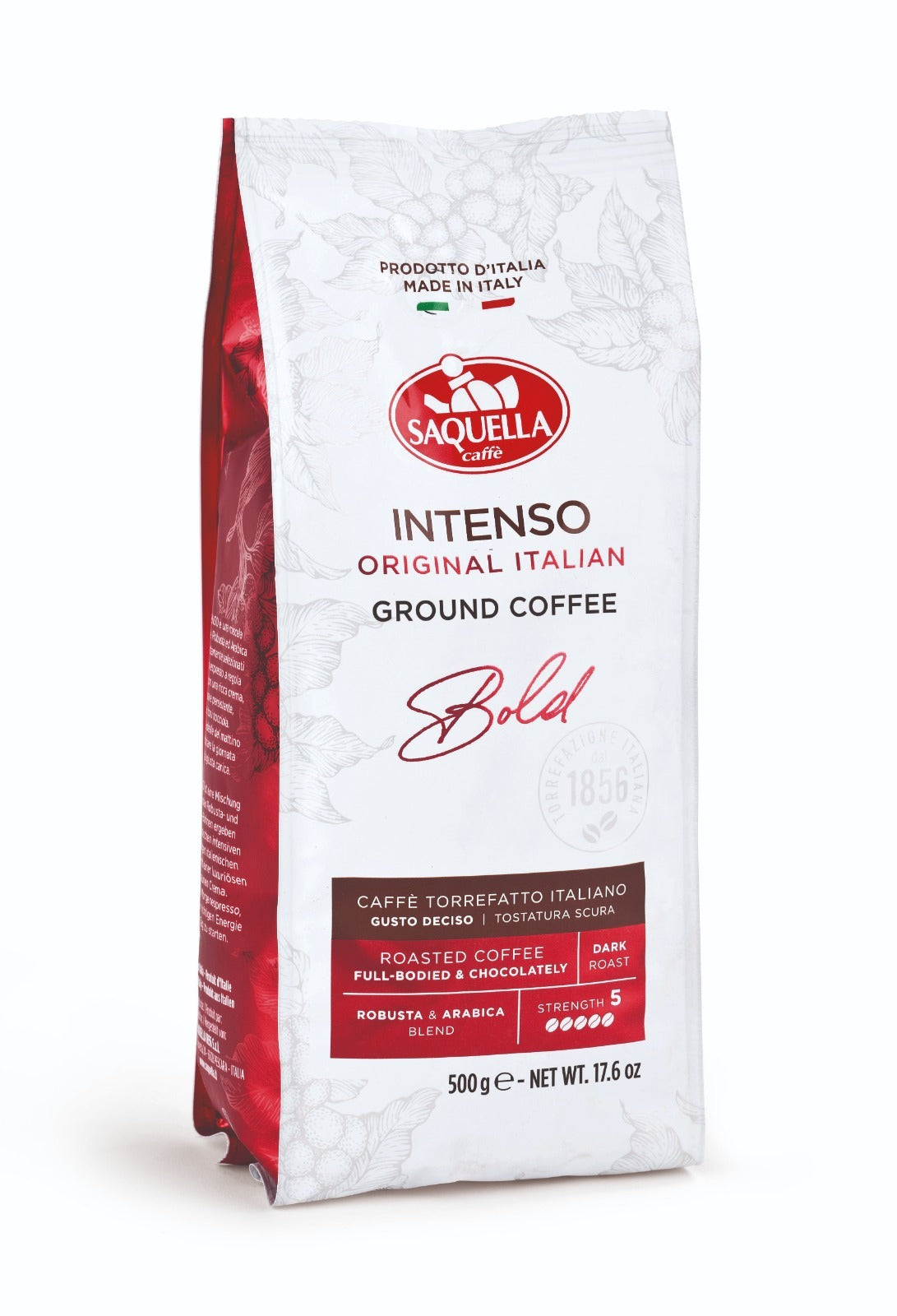 Saquella Caffè Intenso Ground Coffee 500g