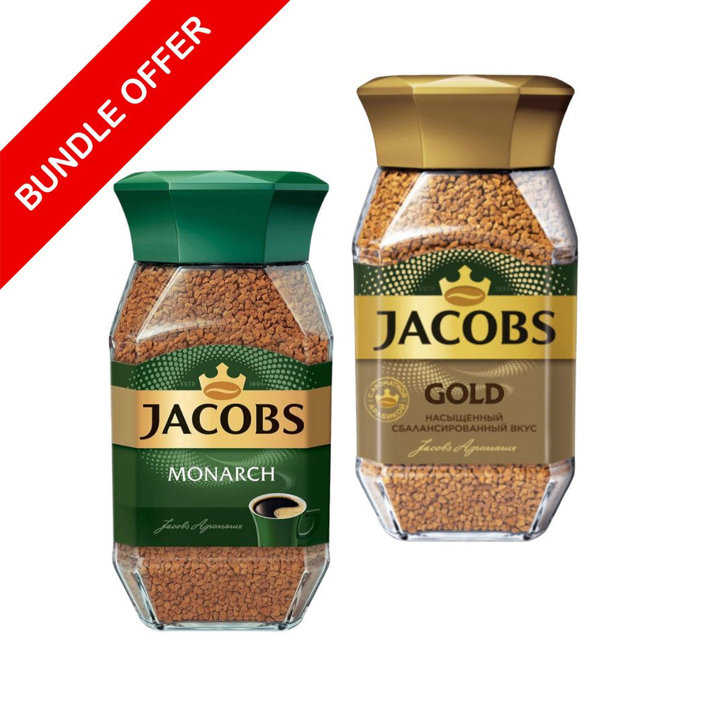 Jacobs  Bundle - (Gold + Monarch ) Instant Coffee-2*190g