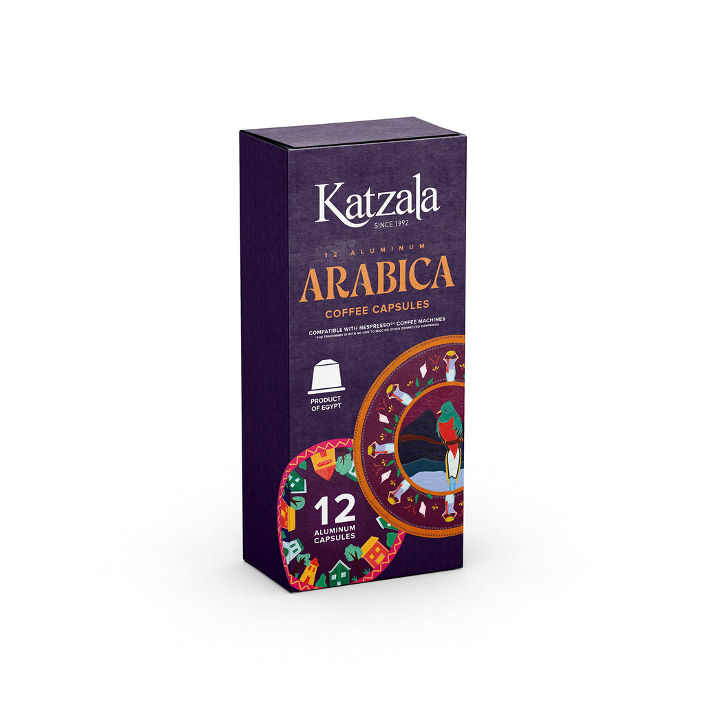 Katzala Coffee - Arabica Compatible by Nespresso -12 capsules