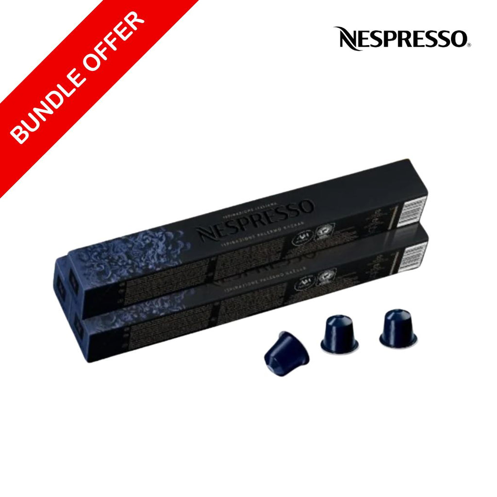 (30 Capsules) Nespresso - Palermo Kazaar - 10 Capsules  X3 - Bundle