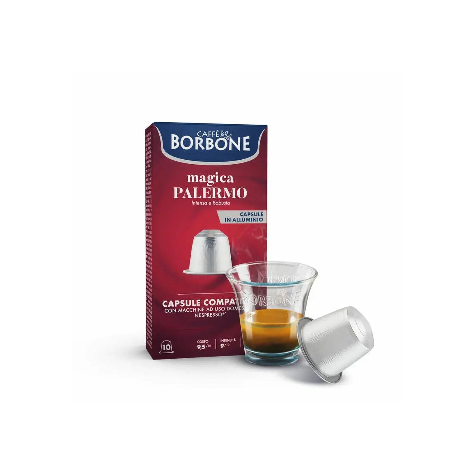 Coffee Stories Caffe Borbone - MAGICA PALERMO Nespresso® compatible - 10 capsules at Coffee & Cream Egypt