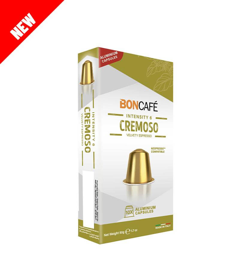 BonCafé - Cremoso Compatible with Nespresso - 10 Capsules