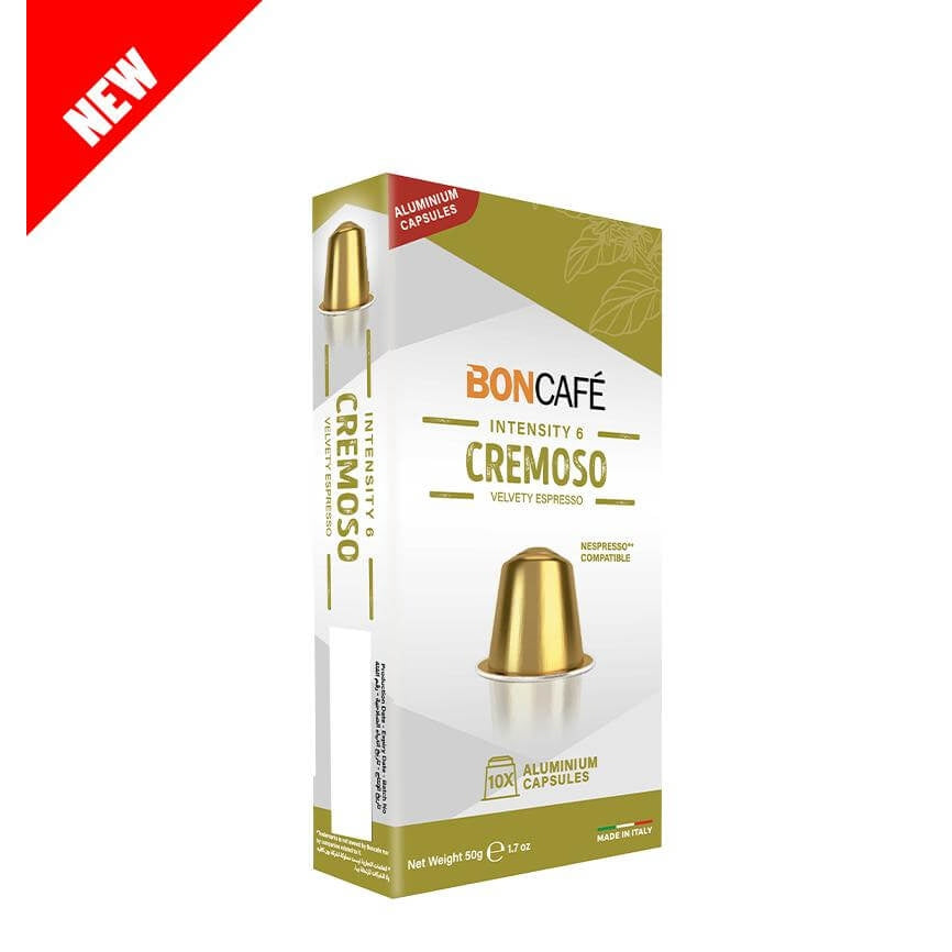 BonCafé - Cremoso Compatible with Nespresso - 10 Capsules