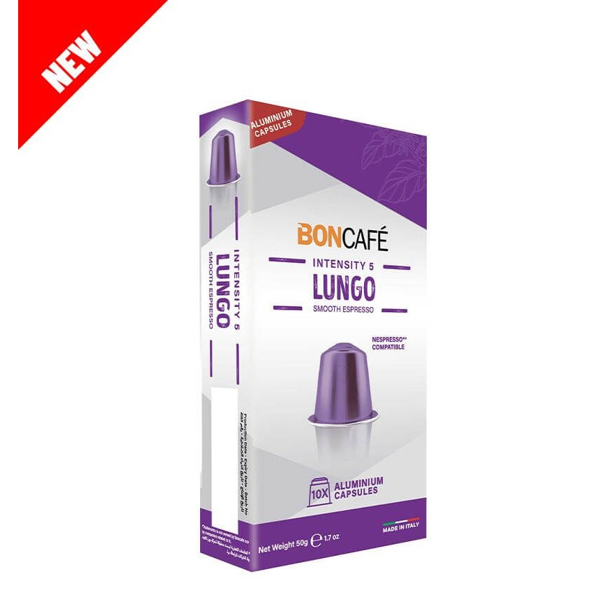 BonCafé - Lungo Compatible with Nespresso - 10 Capsules