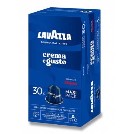 Lavazza Crema e Gusto Alu Capsules for Nespresso 30 pcs